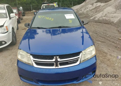 2013 Dodge Avenger Se from USA, damaged, VIN 1C3CDZAB4DN720727